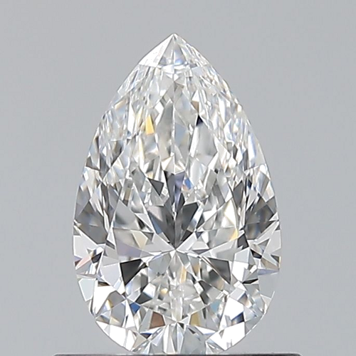 0.7 carat E-VVS1 Natūralus Pear Deimantas (1)