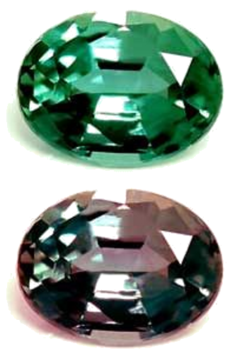0.13 carat GREEN Oval Alexandrite (1)