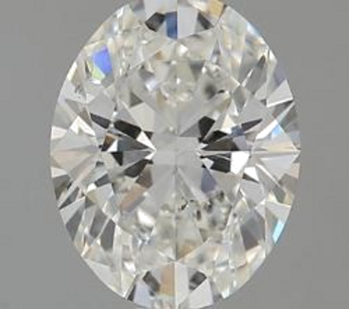 0.81 carat H-SI1 Natūralus Oval Deimantas (1)