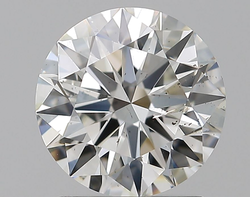 1.71 carat I-SI2 Excellent cut Natūralus Round Deimantas (1)