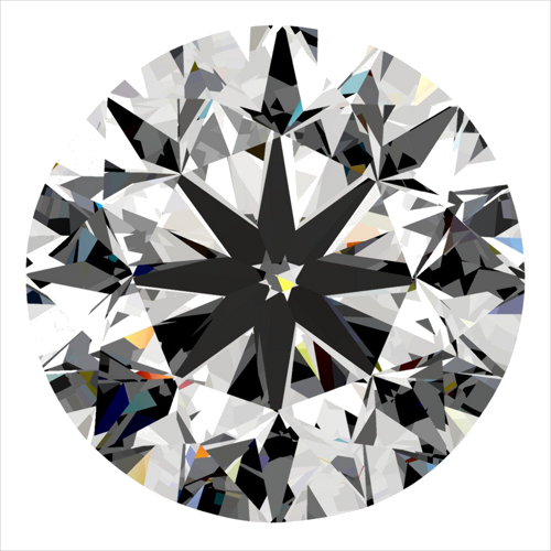 0.4 carat E-SI1 Very Good cut Natūralus Round Deimantas (1)