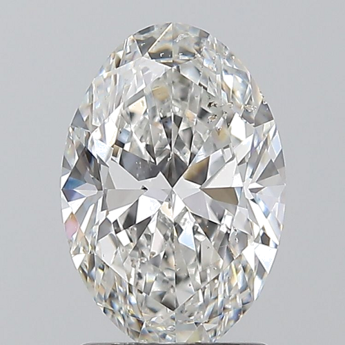 1.5 carat F-SI2 Natūralus Oval Deimantas (1)