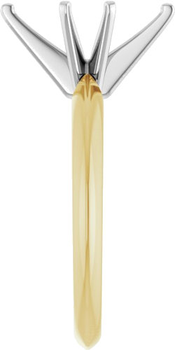 Sužadėtuvių Žiedas „Light Solitaire“ 585 Baltojo Ir Geltonojo Aukso Marquise 12mm x 6mm (4)