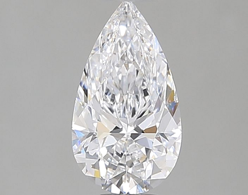 0.51 carat D-VS1 Natūralus Pear Deimantas (1)
