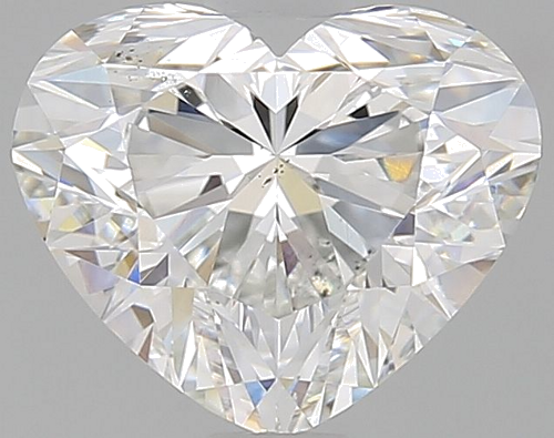 1.01 carat F-SI1 Natūralus Heart Deimantas (1)
