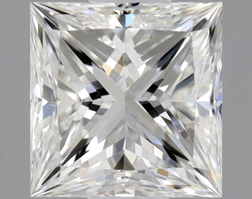 0.5 carat F-SI1 Natūralus Princess Deimantas (1)