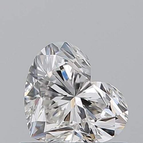 0.61 carat H-VVS2 Natūralus Heart Deimantas (1)