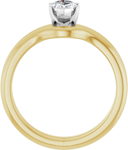 Sužadėtuvių Žiedas „Solstice Solitaire®“ 14k yellow/white gold Marquise 8.5mm x 4.5mm (7)
