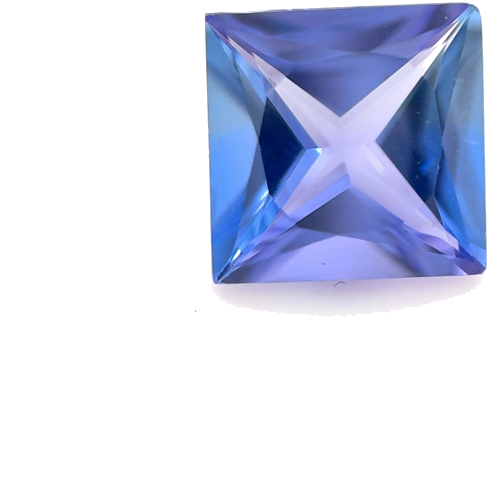 1.82 carat BLUE Princess Tanzanite (1)
