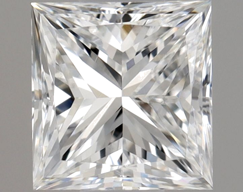 0.5 carat E-VS1 Natūralus Princess Deimantas (1)