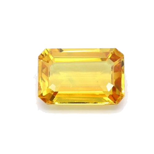 6.78 carat YELLOW STEP cut Octagonal Safyras (1)