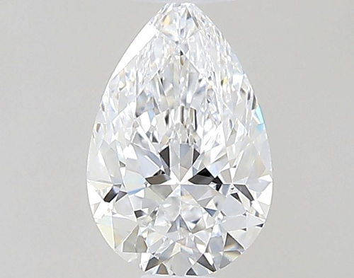 0.5 carat D-VS1 Natūralus Pear Deimantas (1)