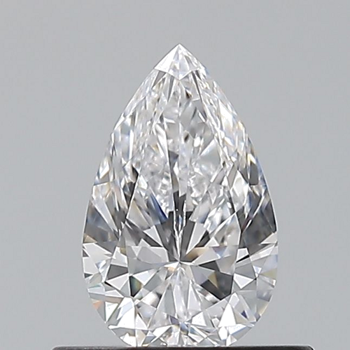 0.5 carat D-VVS2 Natūralus Pear Deimantas (1)