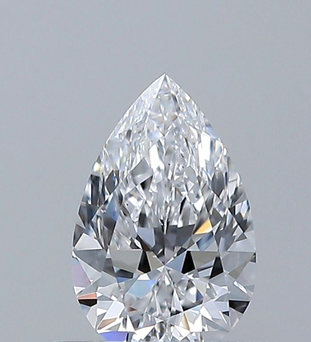 0.5 carat D-VS2 Natūralus Pear Deimantas (1)