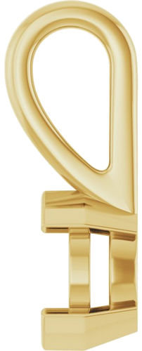 Pakabukas „Half-Bezel Solitaire“ 585 Geltonojo Aukso Marquise 5mm x 3mm (3)