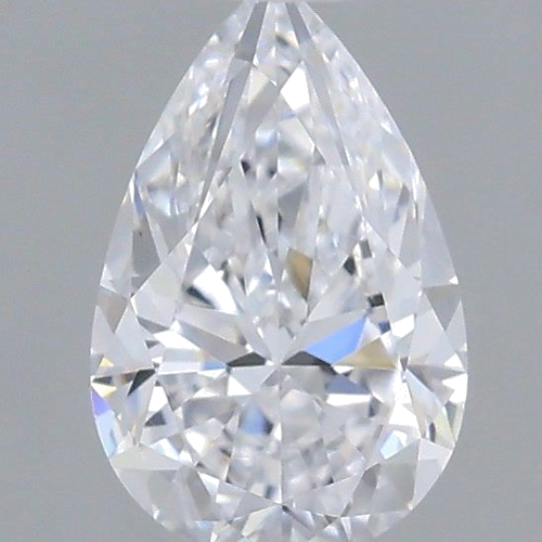 0.5 carat D-VS1 Natūralus Pear Deimantas (1)