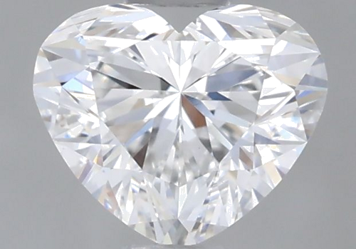 0.5 carat E-VVS2 Natūralus Heart Deimantas (1)