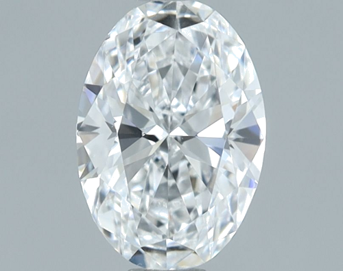 0.54 carat D-VVS2 Natūralus Oval Deimantas (1)