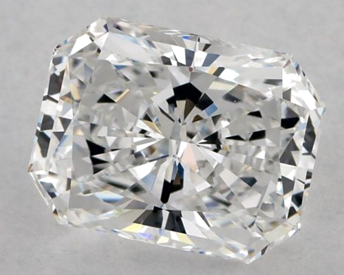 2.1 carat D-VVS2 Natūralus Radiant Deimantas (1)