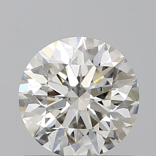 0.81 carat J-SI1 Excellent cut Natūralus Round Deimantas (1)