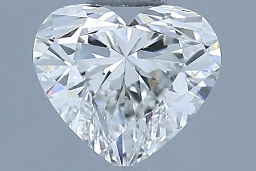 0.62 carat F-VS2 Natūralus Heart Deimantas (1)
