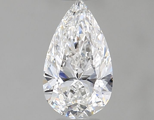 0.5 carat F-VS2 Natūralus Pear Deimantas (1)