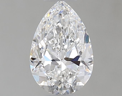 0.5 carat E-SI1 Natūralus Pear Deimantas (1)