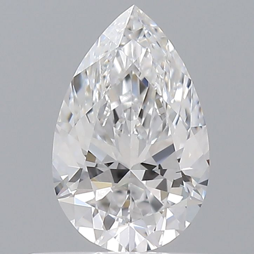 0.5 carat D-VS1 Natūralus Pear Deimantas (1)