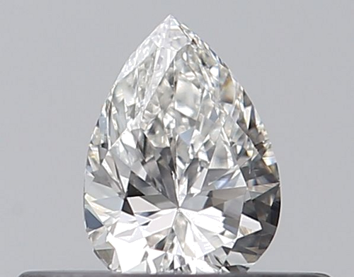 0.24 carat G-VVS2 Natūralus Pear Deimantas (1)