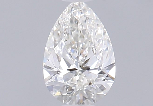 0.3 carat G-VVS1 Natūralus Pear Deimantas (1)