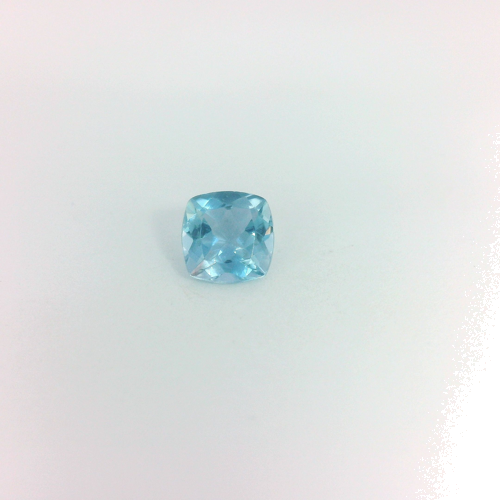0.49 carat BLUE Cushion Aquamarine (1)