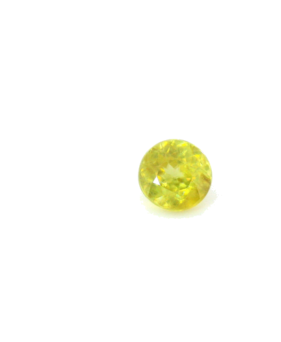 0.68 carat YELLOW Round Sphene (1)