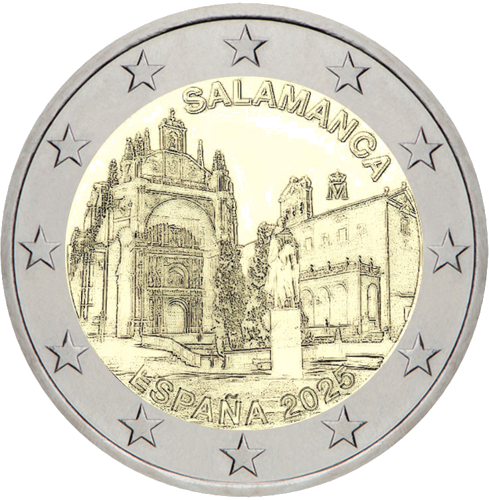2025 Spain Salamanca Old Town 2 Euro Proof Coin (3)