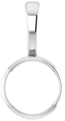 Pakabukas „Bezel-Set Solitaire“ 925 Sidabro Round 4.5mm (1)