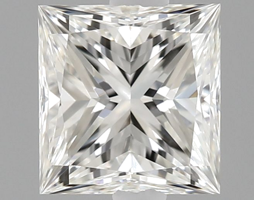 0.5 carat H-VVS2 Natūralus Princess Deimantas (1)