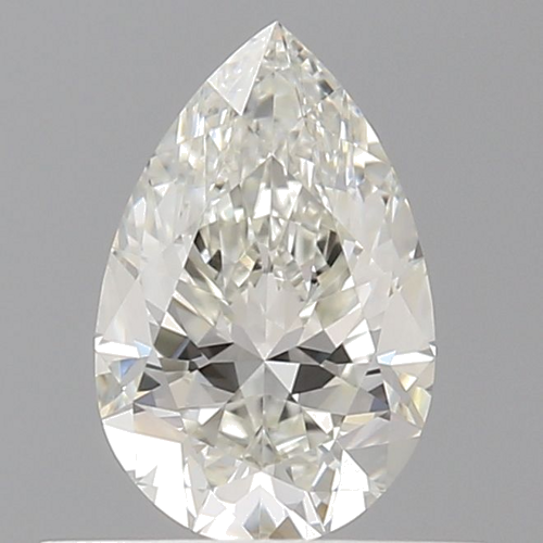 0.51 carat I-VVS1 Natūralus Pear Deimantas (1)