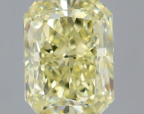 1.02 carat Fancy Light Yellow-VS1 Natūralus Radiant Deimantas (1)