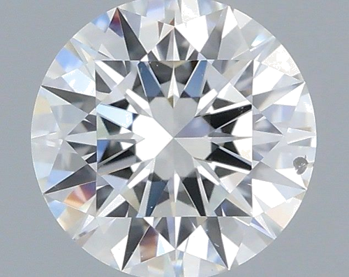 0.66 carat G-SI2 Excellent cut Natūralus Round Deimantas (1)