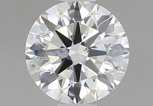 0.61 carat I-SI1 Excellent cut Natūralus Round Deimantas (1)
