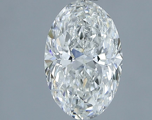 1.0 carat G-SI1 Natūralus Oval Deimantas (1)