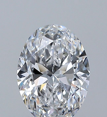 0.5 carat D-VS2 Natūralus Oval Deimantas (1)