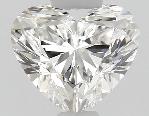 0.52 carat F-IF Natūralus Heart Deimantas (1)