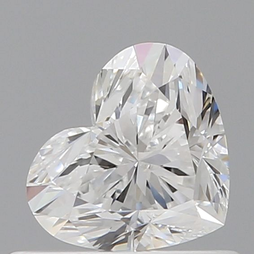 0.5 carat E-VVS1 Natūralus Heart Deimantas (1)