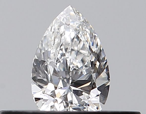 0.24 carat E-VVS2 Natūralus Pear Deimantas (1)