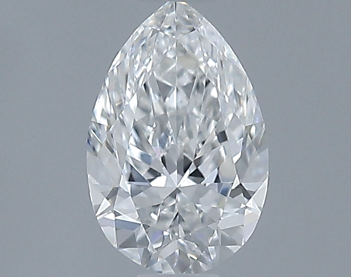 0.62 carat F-VVS1 Natūralus Pear Deimantas (1)
