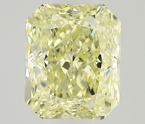 0.5 carat Fancy Light Yellow-VVS1 Natūralus Radiant Deimantas (1)