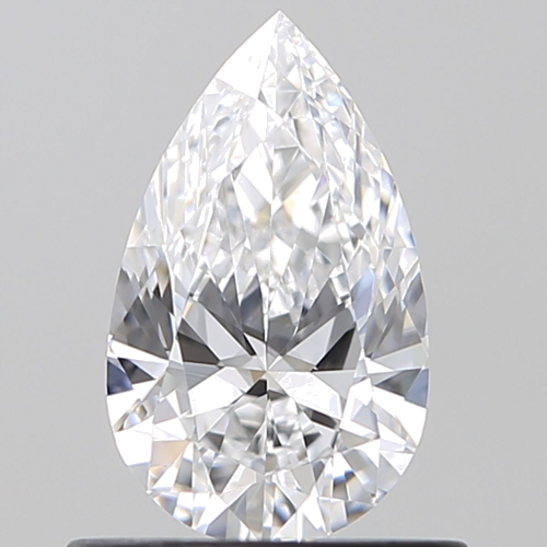 0.5 carat D-VVS2 Natūralus Pear Deimantas (1)