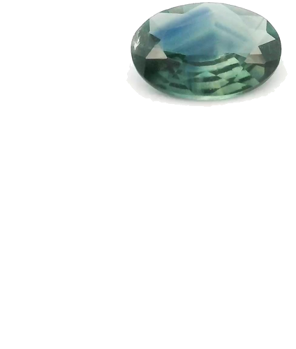 0.42 carat BLUE Oval Safyras (1)