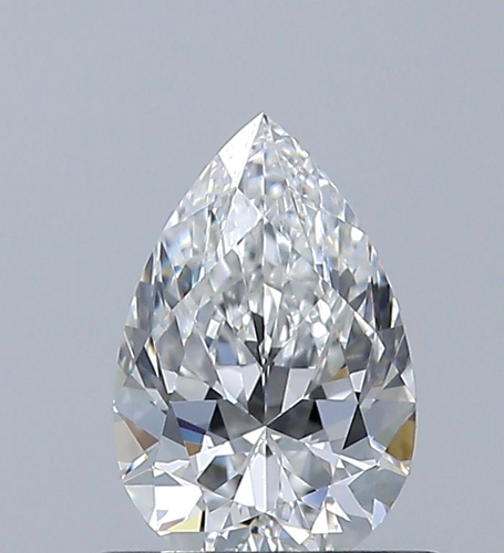 0.62 carat E-IF Natūralus Pear Deimantas (1)