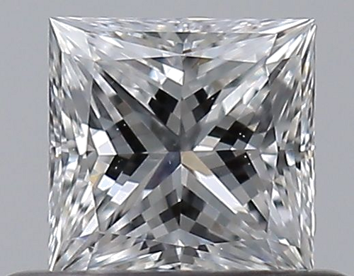 0.4 carat E-VS2 Natūralus Princess Deimantas (1)